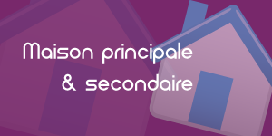 Maison principale et secondaire